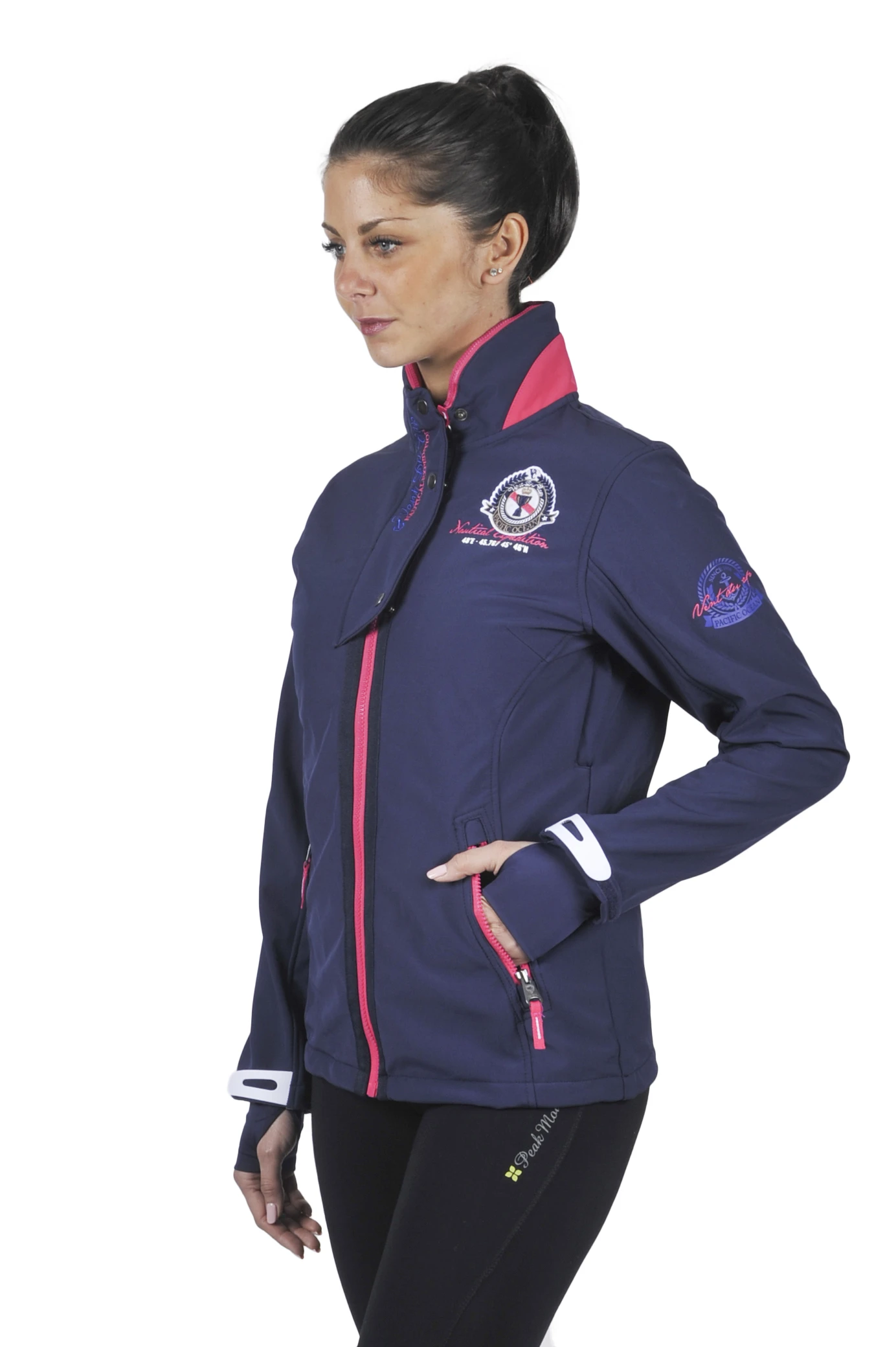 Blouson Softshell GADJI Bleu 5 Blouson Softshell GADJI Bleu – Image 3