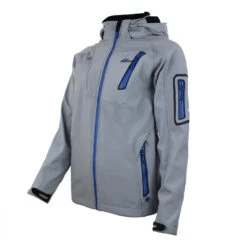 Blouson Softshell Garçon ECOLOK1016 Gris 7 Blouson Softshell Garçon ECOLOK1016 Gris -Vêtements De Ski Blouson softshell Garcon ECOLOK gris Peak Mountain 2 1