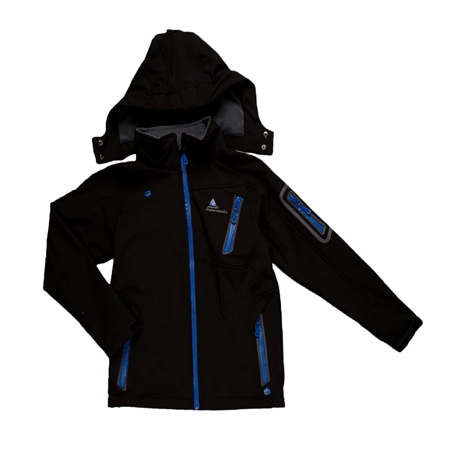 Blouson Softshell Garçon ECOLOK1016 Noir 3 Blouson Softshell Garçon ECOLOK1016 Noir