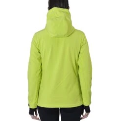 Blouson Softshell Femme AMALA Anis -Vêtements De Ski Blouson softshell femme AMALA anis Peak Mountain 1