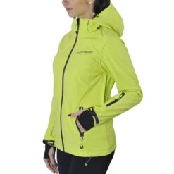 Blouson Softshell Femme AMALA Anis -Vêtements De Ski Blouson softshell femme AMALA anis Peak Mountain 2