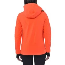 Blouson Softshell Femme AMALA Corail 8 Blouson Softshell Femme AMALA Corail -Vêtements De Ski Blouson softshell femme AMALA corail Peak Mountain 1