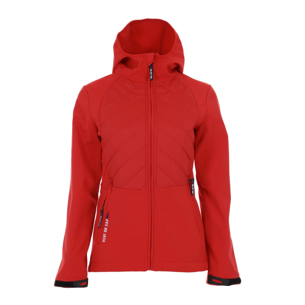 Blouson Softshell Femme APVER Rouge 3 Blouson Softshell Femme APVER Rouge