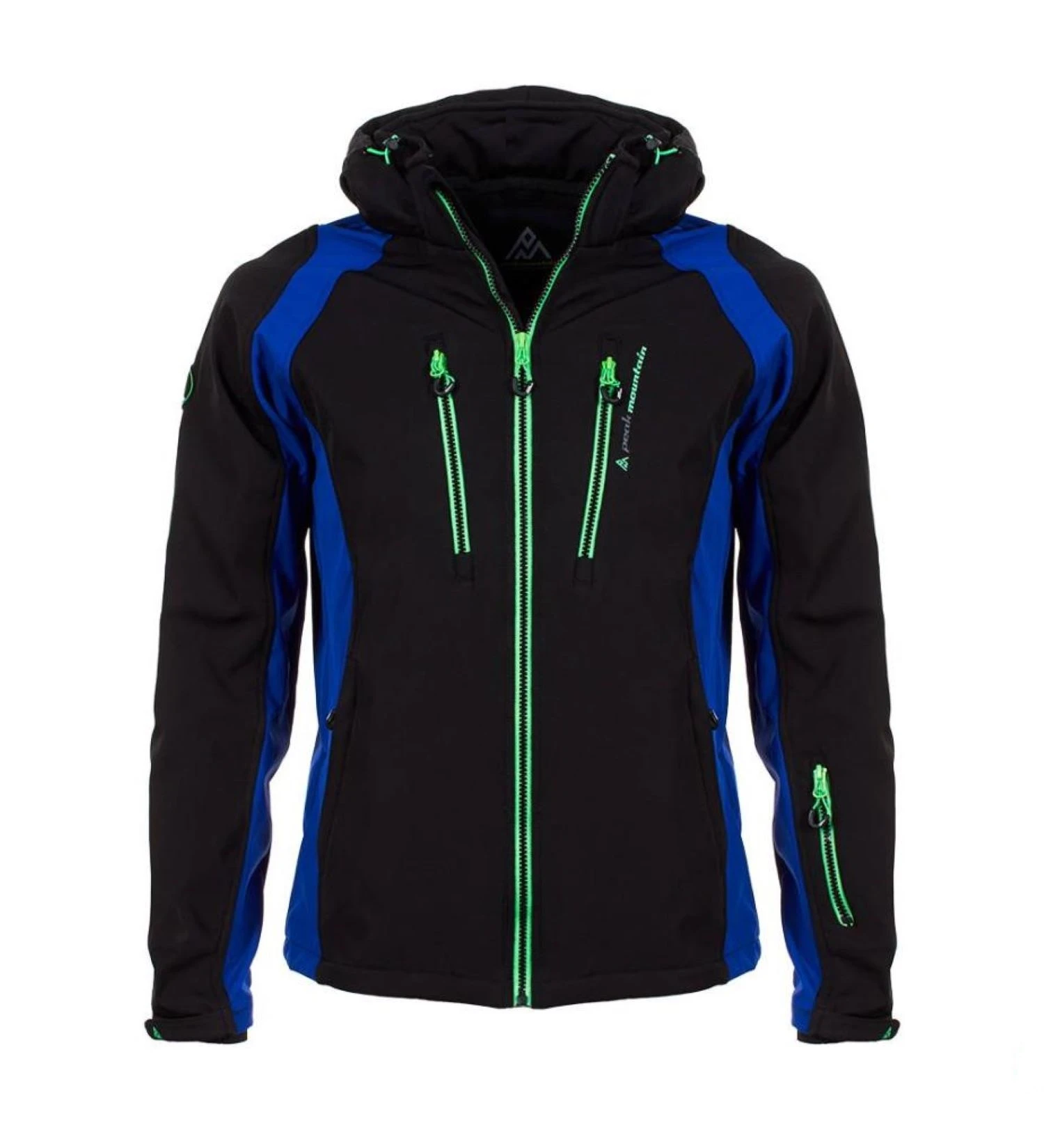 Blouson Softshell Homme CABILONE Noir/bleu 3 Blouson Softshell Homme CABILONE Noir/bleu