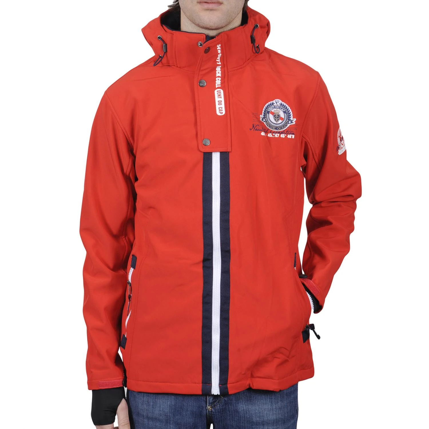 Blouson Softshell Homme CETOM Rouge 3 Blouson Softshell Homme CETOM Rouge