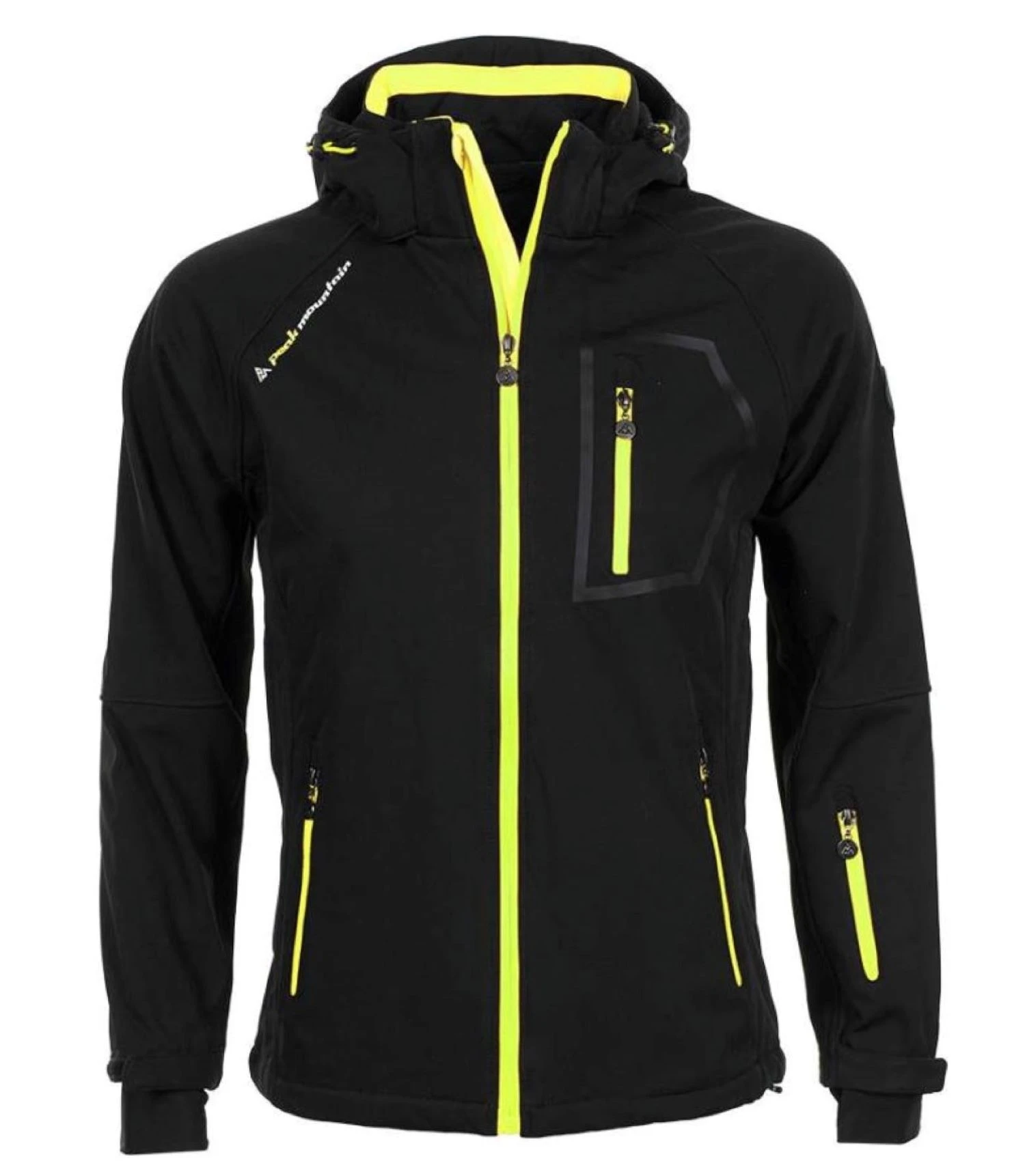 Blouson Softshell Homme CIMALEAK Noir/jaune 3 Blouson Softshell Homme CIMALEAK Noir/jaune