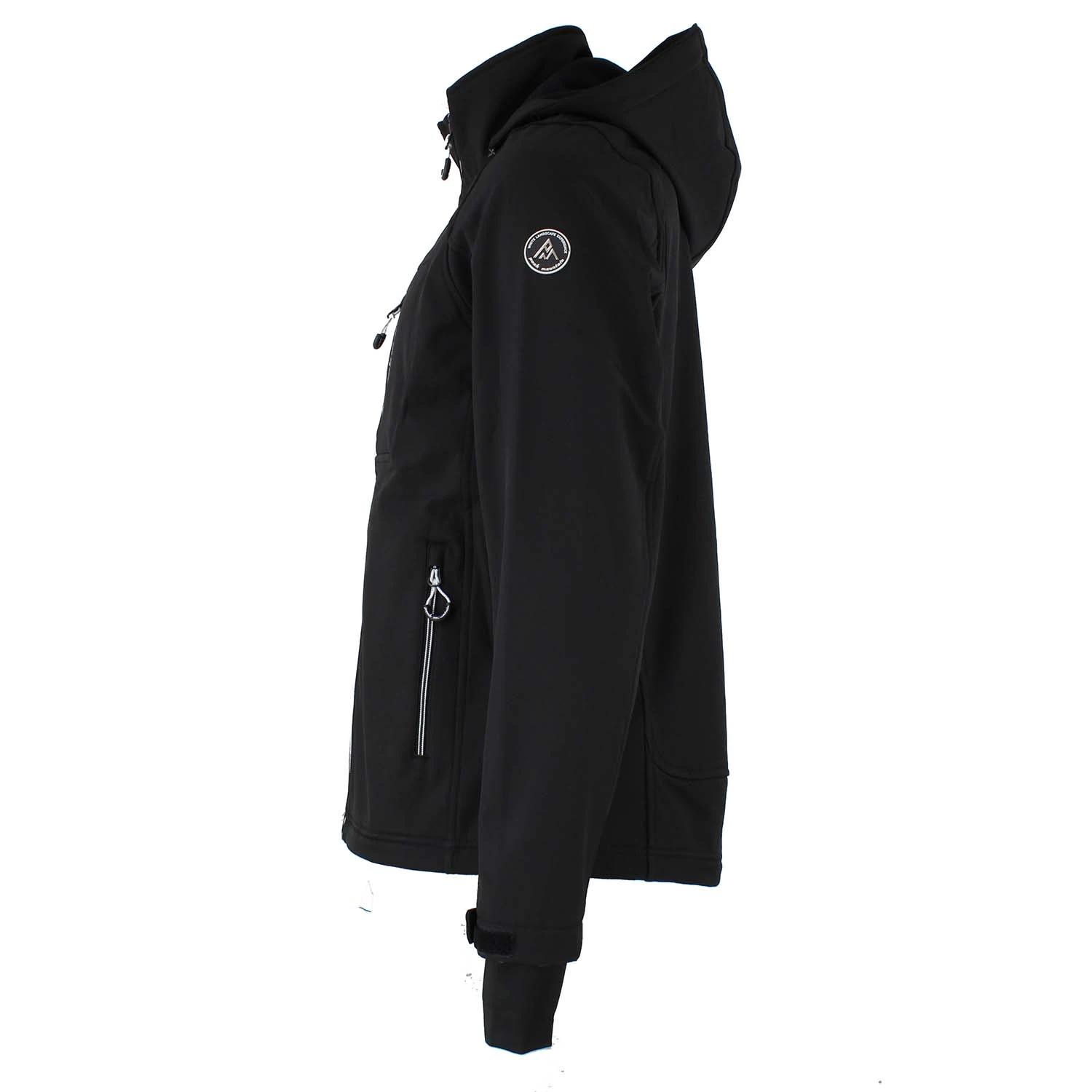 Blouson Softshell Homme CAFORAIN Noir/blanc 5 Blouson Softshell Homme CAFORAIN Noir/blanc – Image 3