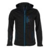 Blouson Softshell CANNE Noir/bleu 2 Blouson Softshell CANNE Noir/bleu -Vêtements De Ski CANNE WH 1 NOIR BLEU FACE 1