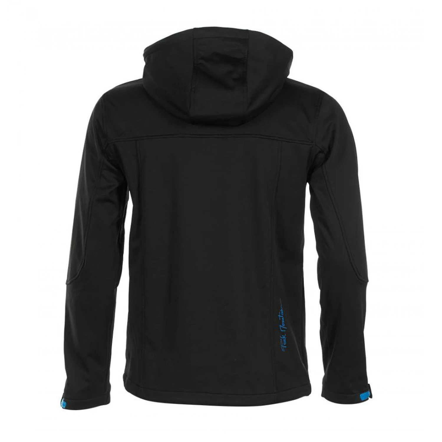 Blouson Softshell CANNE Noir/bleu 4 Blouson Softshell CANNE Noir/bleu – Image 2