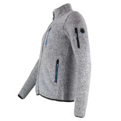 Blouson Polaire Homme CEMAILLON Gris 7 Blouson Polaire Homme CEMAILLON Gris -Vêtements De Ski CEMAILLON YU GRIS CLAIR CHINE PROFIL 1500