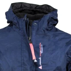 Coupe-vent Fille FAJIK Marine -Vêtements De Ski Coupe vent Fille 3 a 8 ans FAJIK marine Peak Mountain 2