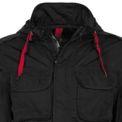Parka Légère Homme CLOVA Noir (du M Au XXL) 11 Parka Légère Homme CLOVA Noir (du M Au XXL) -Vêtements De Ski Coupe vent dete homme CLOVA noir du M au XXL CPV KAKI 5
