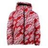 Doudoune Garçon ELEF38 Rouge -Vêtements De Ski Doudoune Garcon ELEF 3 a 8 ans rouge Peak Mountain