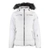 Doudoune De Ski Femme ASALPO Blanc 2 Doudoune De Ski Femme ASALPO Blanc -Vêtements De Ski Doudoune de ski Femme ASALPO blanche Peak Mountain