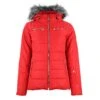 Doudoune De Ski Femme ASALPO Rouge 1 Doudoune De Ski Femme ASALPO Rouge -Vêtements De Ski Doudoune de ski Femme ASALPO rouge Peak Mountain