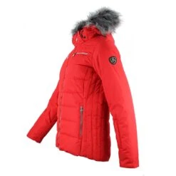 Doudoune De Ski Femme ASALPO Rouge 9 Doudoune De Ski Femme ASALPO Rouge -Vêtements De Ski Doudoune de ski Femme ASALPO rouge Peak Mountain 2
