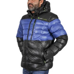 Doudoune De Ski Homme CAPTIN Noir/bleu Foncé -Vêtements De Ski Doudoune de ski homme Peak Mountain CAPTIN noir et bleu 2