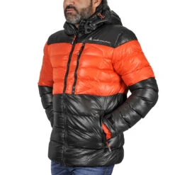 Doudoune De Ski Homme CAPTIN Noir/orange -Vêtements De Ski Doudoune de ski homme Peak Mountain CAPTIN noir et orang 2