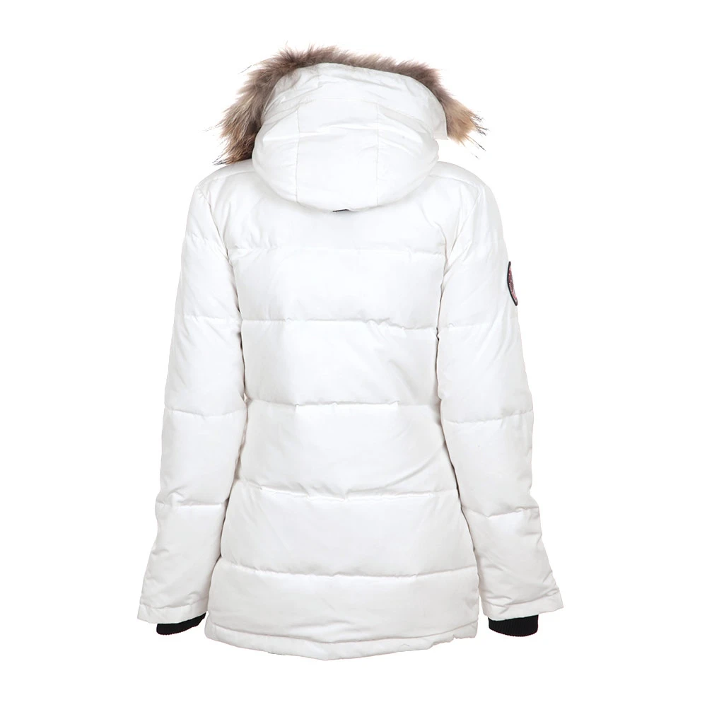 Doudoune De Ski Vraie Fourrure Femme ATOLE Blanc 4 Doudoune De Ski Vraie Fourrure Femme ATOLE Blanc – Image 2