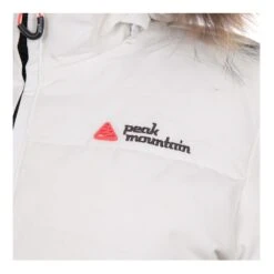 Doudoune De Ski Vraie Fourrure Femme ATOLE Blanc 10 Doudoune De Ski Vraie Fourrure Femme ATOLE Blanc -Vêtements De Ski Doudoune de ski vraie fourrure Femme ATOLE blanc 3