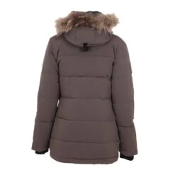 Doudoune De Ski Vraie Fourrure Femme ATOLE Taupe 7 Doudoune De Ski Vraie Fourrure Femme ATOLE Taupe -Vêtements De Ski Doudoune de ski vraie fourrure Femme ATOLE taupe 1
