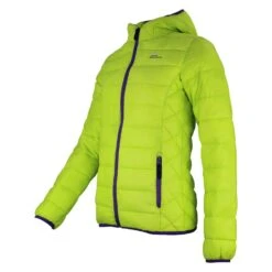 Doudoune Fine Fille à Capuche GALISEO Anis -Vêtements De Ski Doudoune fine fille a capuche GALISEO anis DOU GALISEO