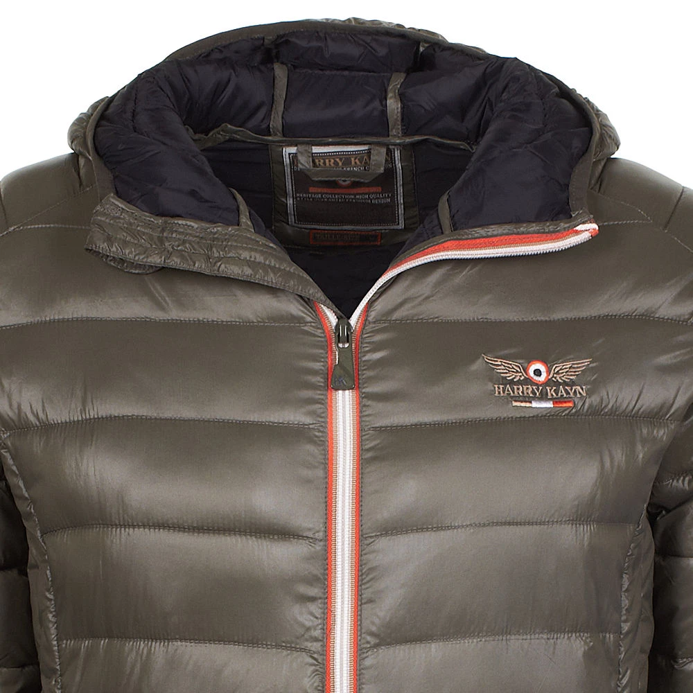 Doudoune Légère Garçon ECOMAIN38 Kaki 6 Doudoune Légère Garçon ECOMAIN38 Kaki – Image 4