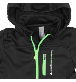 Blouson Softshell ECANNE38 Noir/vert -Vêtements De Ski ECANNE 1 NOIR VERT DETAIL 1
