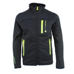 Blouson Polar Shell ECANTON1016 Noir/Jaune