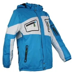 Ensemble De Ski Garçon ECISOLA1016 Bleu/gris 9 Ensemble De Ski Garçon ECISOLA1016 Bleu/gris -Vêtements De Ski ECISOLA 10 16 NH 3 BLEU GRIS BLOUSON PROFIL1500 1