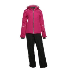 Ensemble De Ski Femme AULYMPE Fuchsia/noir
