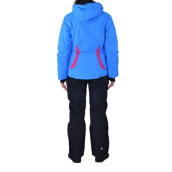 Ensemble De Ski Femme ASTEC Turquoise/noir -Vêtements De Ski ESK ASTEC KS BLEU NOIR DOS 1