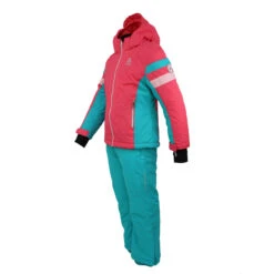 Ensemble De Ski Fille FANCEL Rose/turquoise -Vêtements De Ski ESK FANCEL UN ROSE BLEU COTE