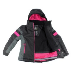 Ensemble De Ski Fille FANCEL Noir/fushia 16 Ensemble De Ski Fille FANCEL Noir/fushia -Vêtements De Ski ESK FANCEL UN NOIR FUSHIA BLOUSON INTERIEUR
