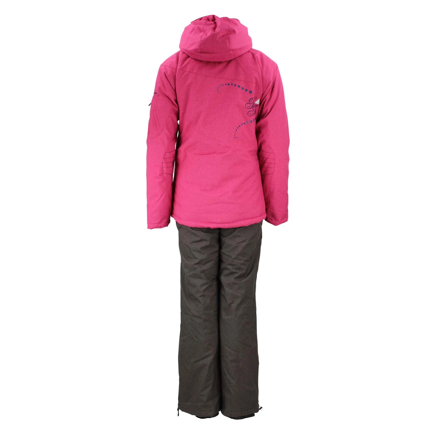 Ensemble De Ski Fille GAZLY Fuchsia/marron 4 Ensemble De Ski Fille GAZLY Fuchsia/marron – Image 2