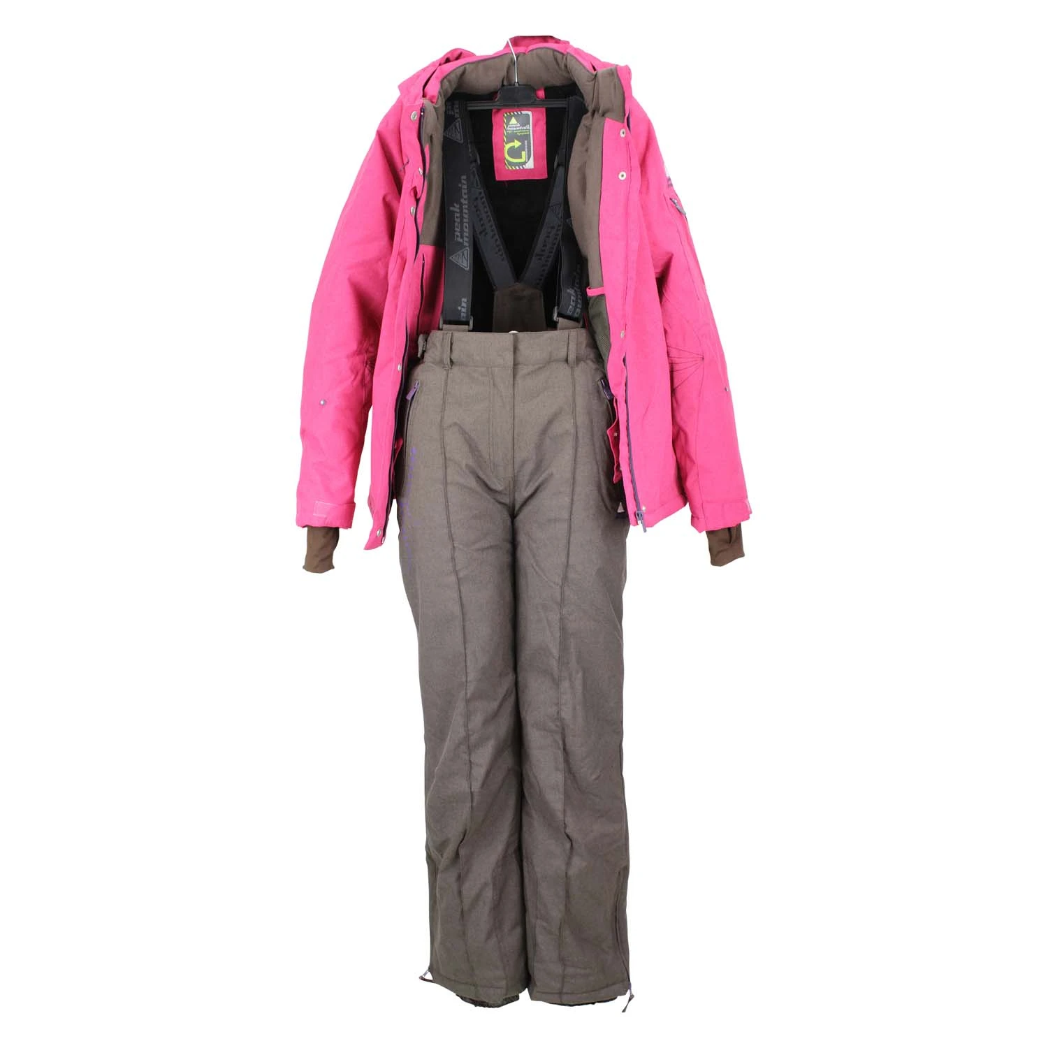 Ensemble De Ski Fille GAZLY Fuchsia/marron 6 Ensemble De Ski Fille GAZLY Fuchsia/marron – Image 4