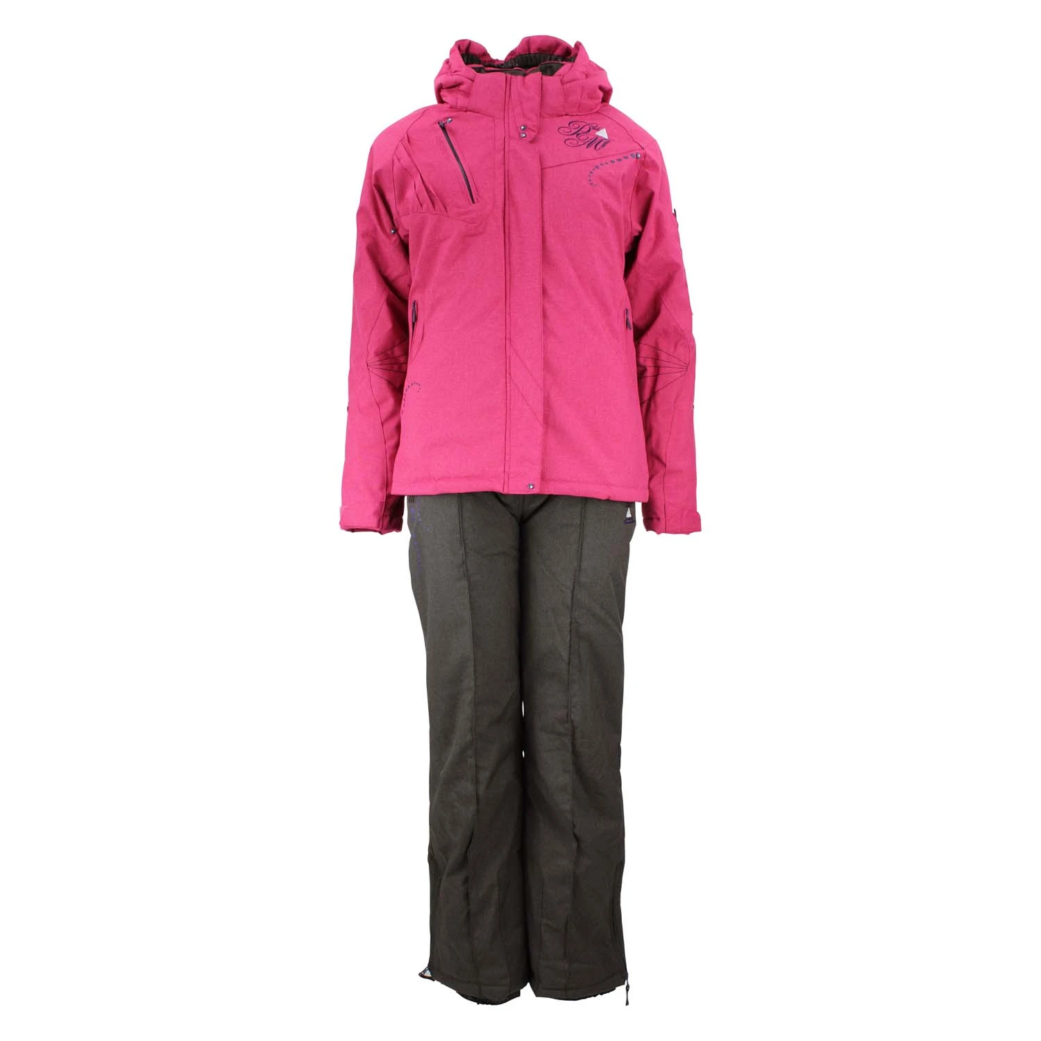 Ensemble De Ski Fille GAZLY Fuchsia/marron 3 Ensemble De Ski Fille GAZLY Fuchsia/marron