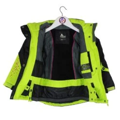 Ensemble De Ski Fille FAMIC Noir/anis -Vêtements De Ski FAMIC NOIR ANIS VESTE OUVERTE 1500 1