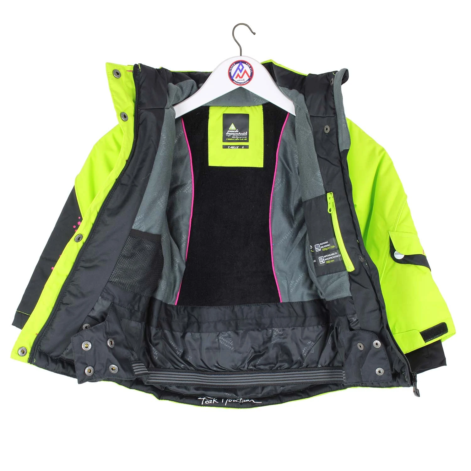 Ensemble De Ski Fille GAMIC Anis/noir 7 Ensemble De Ski Fille GAMIC Anis/noir – Image 5