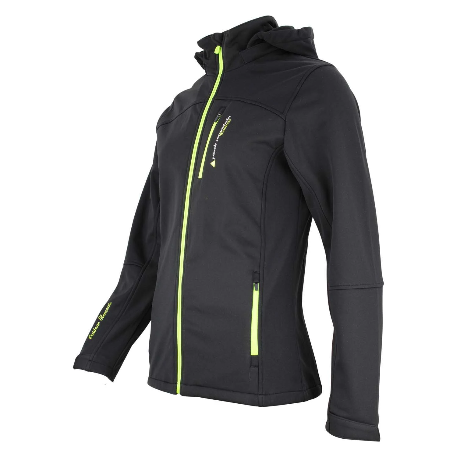 Blouson De Ski Softshell GANNE Noir/jaune 5 Blouson De Ski Softshell GANNE Noir/jaune – Image 3