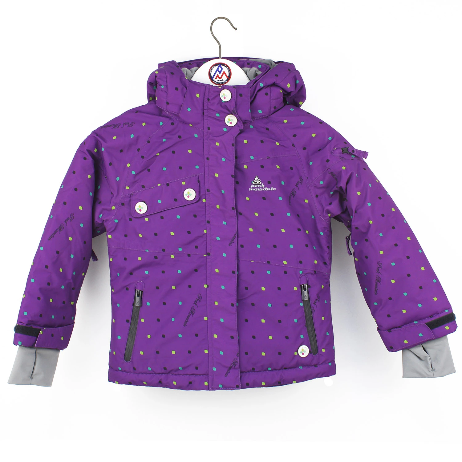 Ensemble De Ski Fille GAVIM Violet/noir 4 Ensemble De Ski Fille GAVIM Violet/noir – Image 2