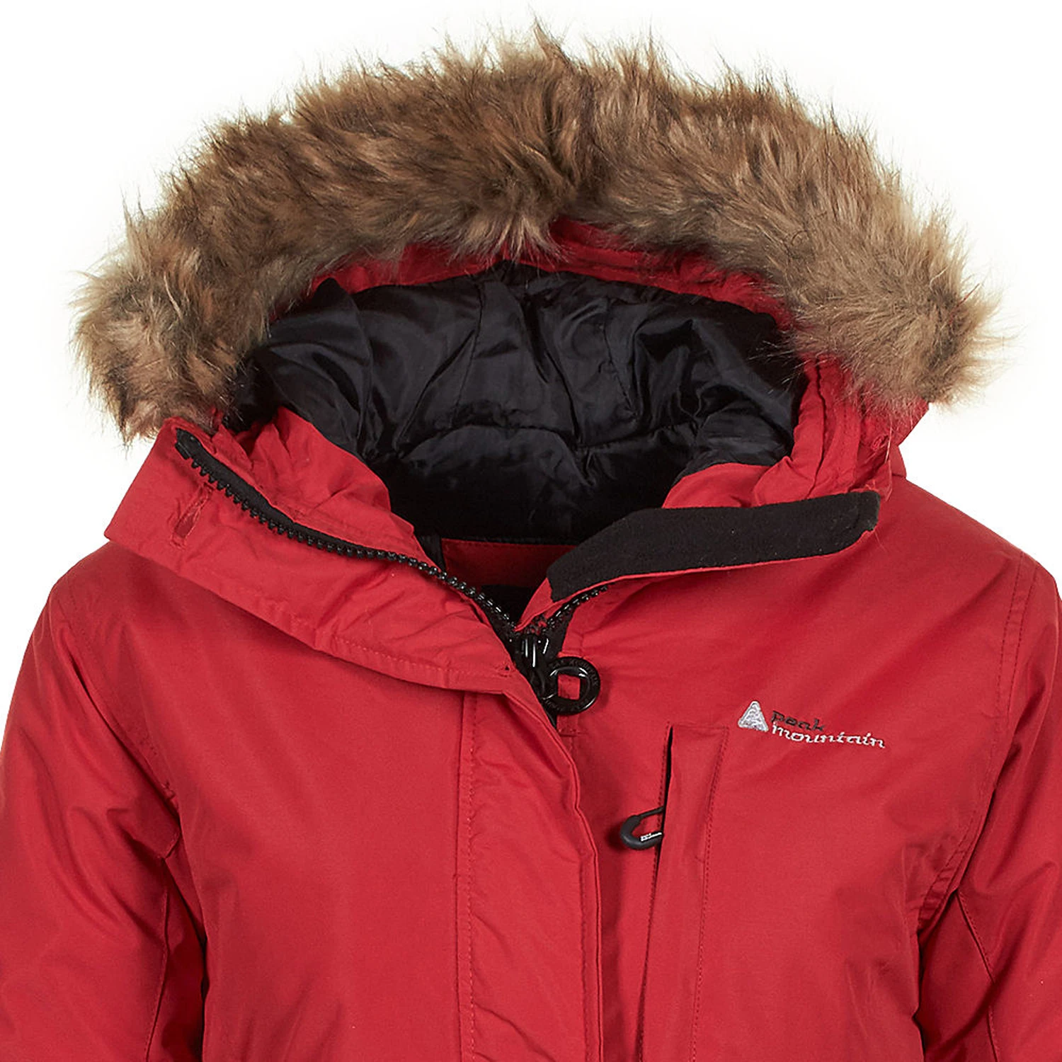 Parka Femme ALAVA Rouge 5 Parka Femme ALAVA Rouge – Image 3