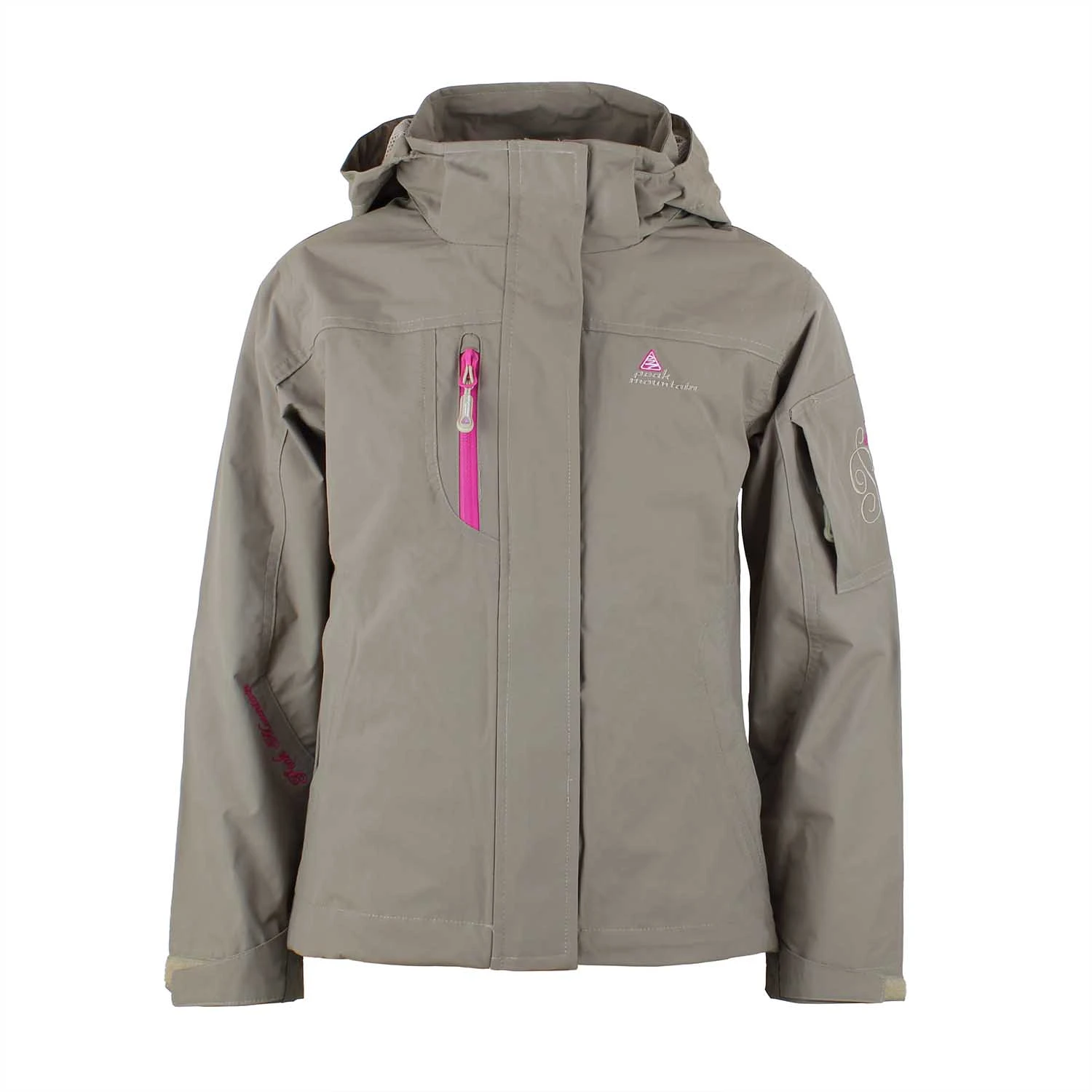 Parka Fille GALANI Taupe 3 Parka Fille GALANI Taupe