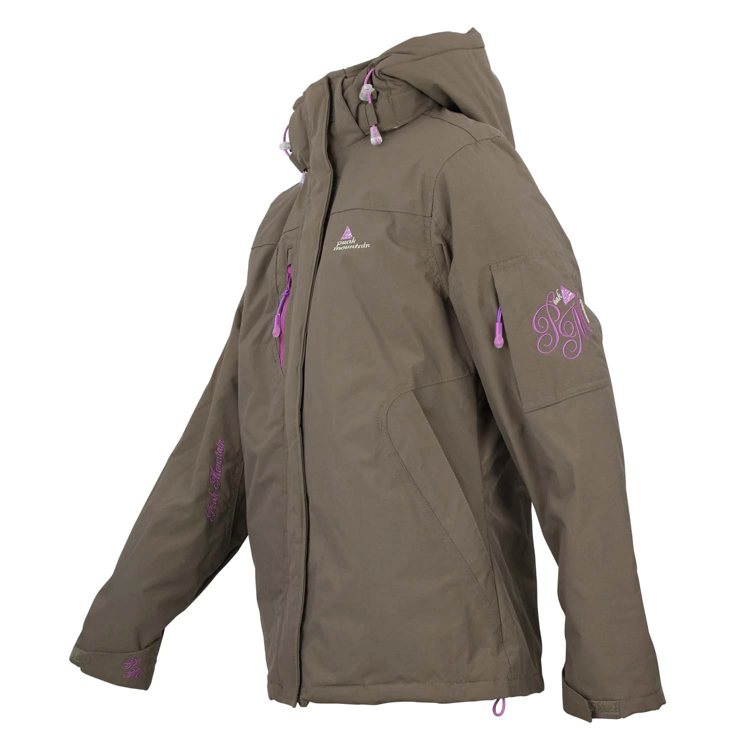 Parka De Ski Femme ADIKA Kaki 5 Parka De Ski Femme ADIKA Kaki – Image 3