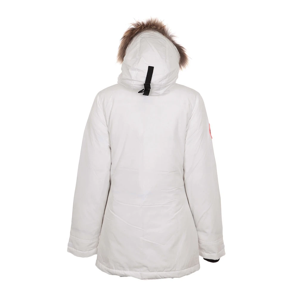 Parka Vrai Fourrure Femme AKAGAN Blanc 4 Parka Vrai Fourrure Femme AKAGAN Blanc – Image 2