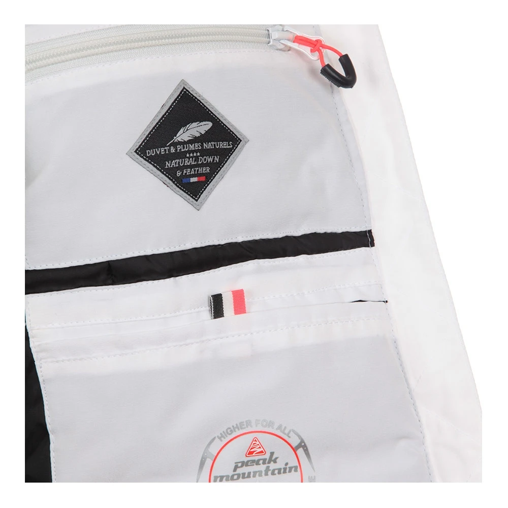 Parka Vrai Fourrure Femme AKAGAN Blanc 5 Parka Vrai Fourrure Femme AKAGAN Blanc – Image 3