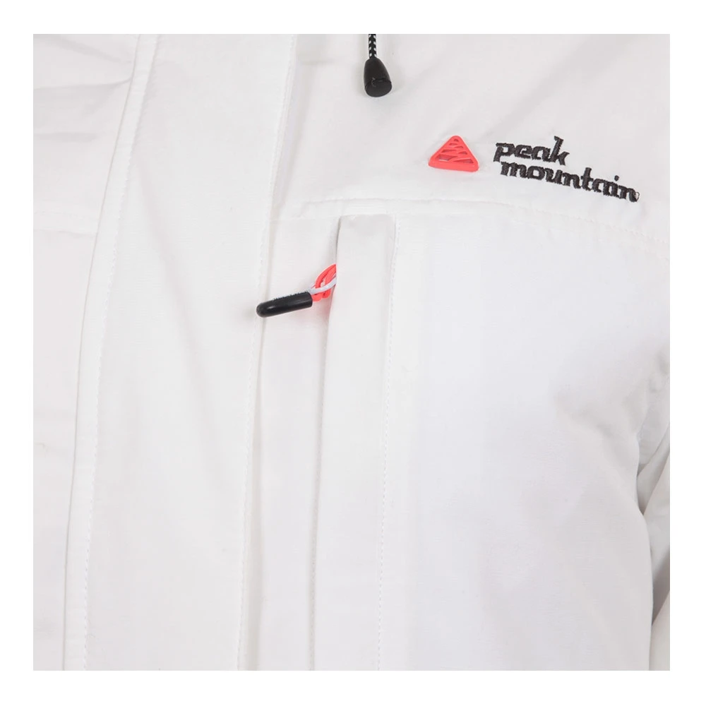 Parka Vrai Fourrure Femme AKAGAN Blanc 6 Parka Vrai Fourrure Femme AKAGAN Blanc – Image 4