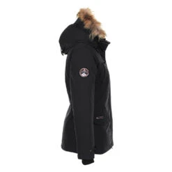Parka Vrai Fourrure Femme AKAGAN Noir 8 Parka Vrai Fourrure Femme AKAGAN Noir -Vêtements De Ski Parka vrai fourrure Femme AKAGAN noir Peak Mountain 2