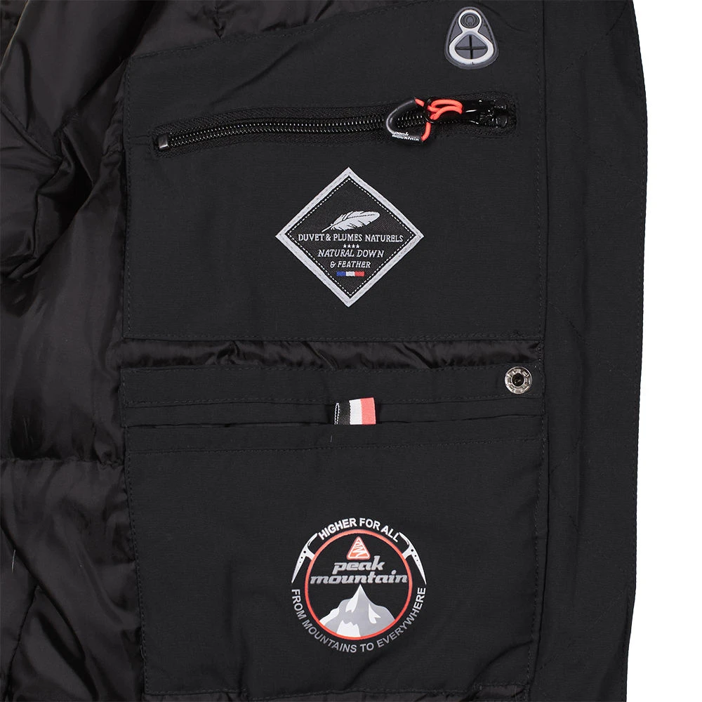 Parka Vrai Fourrure Femme AKAGAN Noir 6 Parka Vrai Fourrure Femme AKAGAN Noir – Image 4