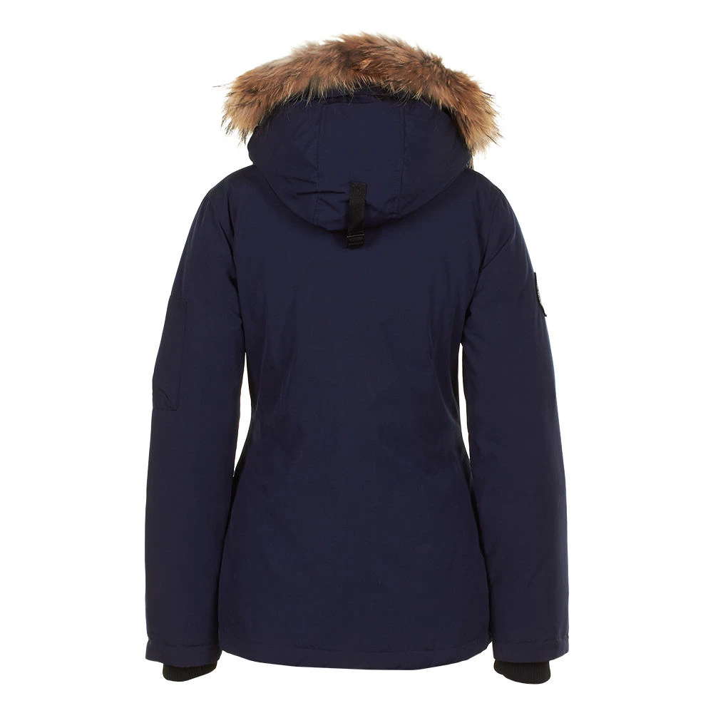 Parka Vraie Fourrure Femme AKADOZ Marine 4 Parka Vraie Fourrure Femme AKADOZ Marine – Image 2